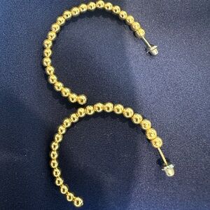 Enewton Gold Beaded Hoop Earrings